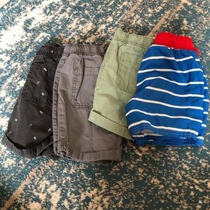 Bundle of (4) 3T shorts for boys & swimsuit